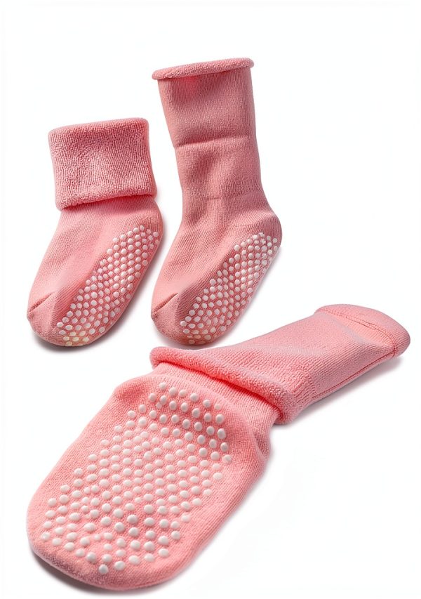 Baby Grip Socks Non Slip Cotton Toddler Socks 6 Pairs-3