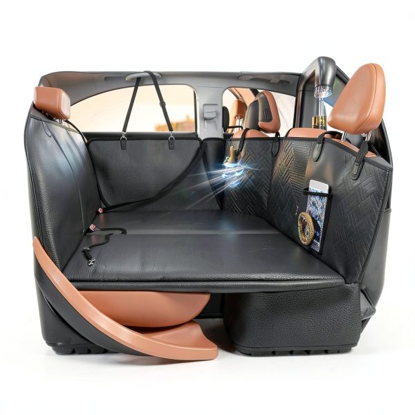 HOB4U Dog Car Seat Cover Waterproof PU Leather Large-3