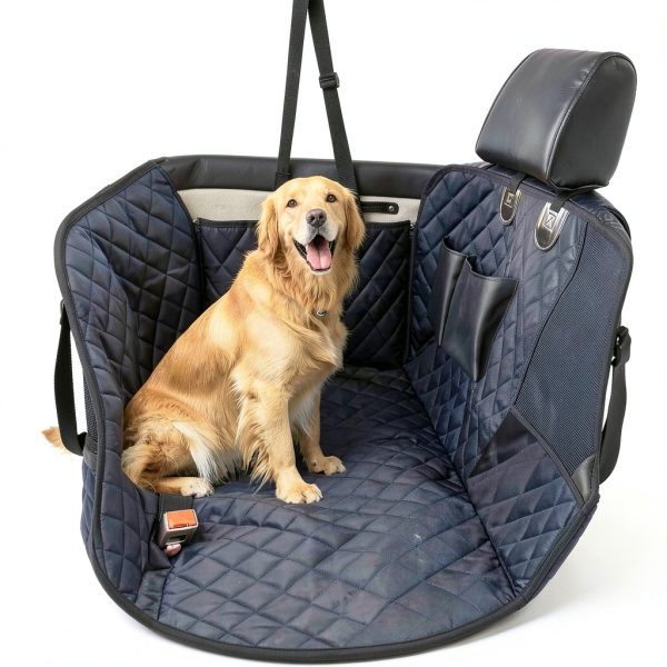 Vailge Dog Car Seat Cover Waterproof Universal Fit Black-7