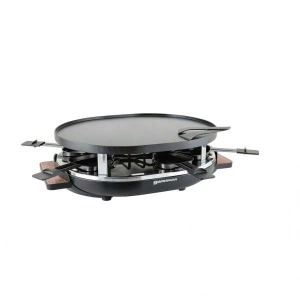 Swissmar Raclette Grill Non Stick Stainless Steel Party-5