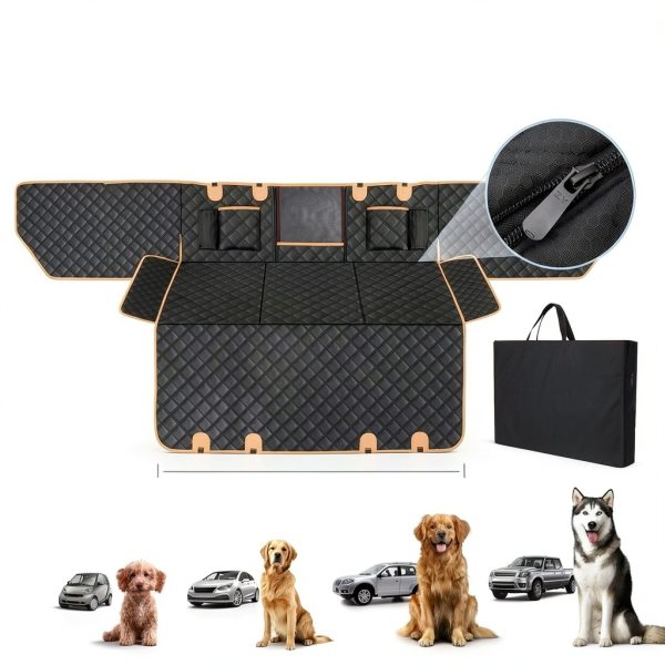 Twesync Hard Bottom Dog Car Seat Cover Waterproof Pet-7