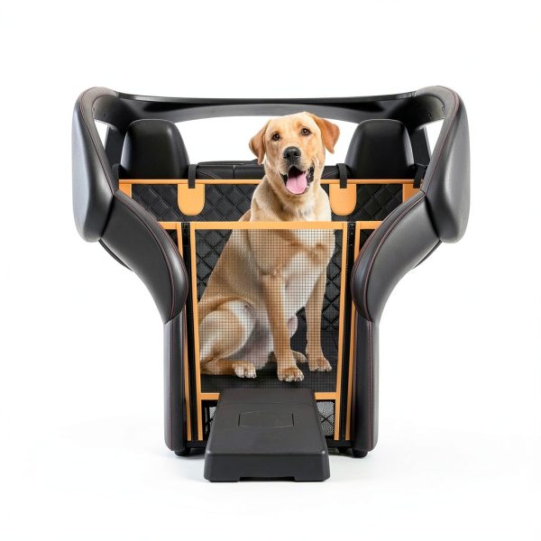 Twesync Hard Bottom Dog Car Seat Cover Waterproof Pet-5