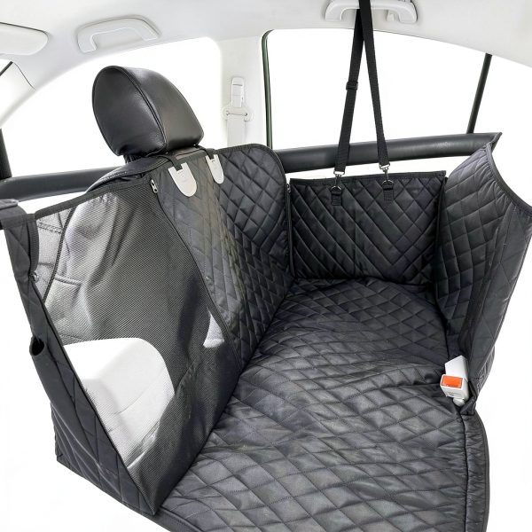 Vailge Dog Car Seat Cover Waterproof Universal Fit Black-6