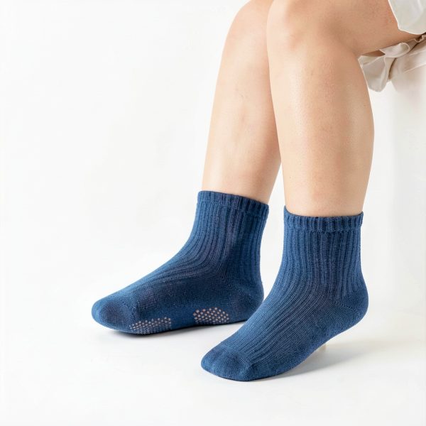 EUFANCE Baby Socks Cotton Anti Slip Grips 9 Pairs-4
