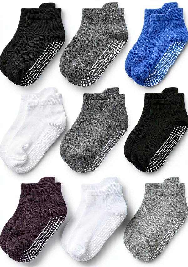 GS-28 Baby Ankle Socks Non Slip Grip Soft Comfortable-0