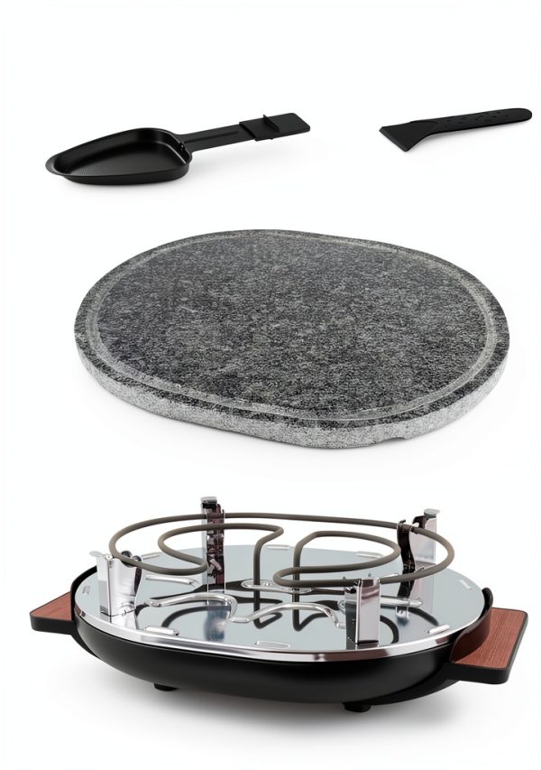 Swissmar Raclette Grill Granite Stone Variable Heat Control-3