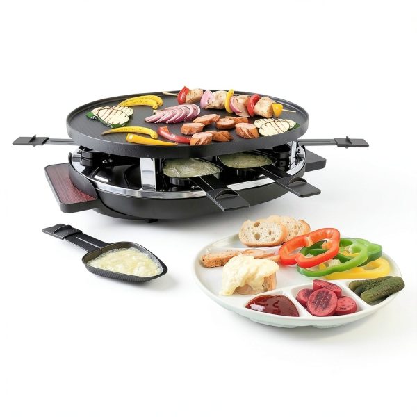 Swissmar Raclette Grill Non Stick Stainless Steel Party-1