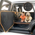Twesync Hard Bottom Dog Car Seat Cover Waterproof Pet-0
