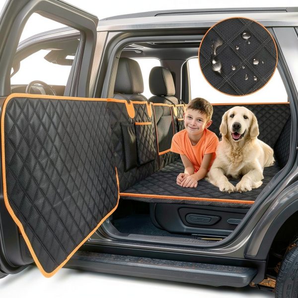Twesync Hard Bottom Dog Car Seat Cover Waterproof Pet-0