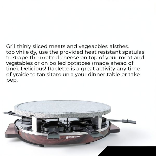 Raclette Grill Swissmar Cast Iron Indoor Grill-5