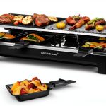 Techwood Raclette Grill Non Stick Stainless Steel-0