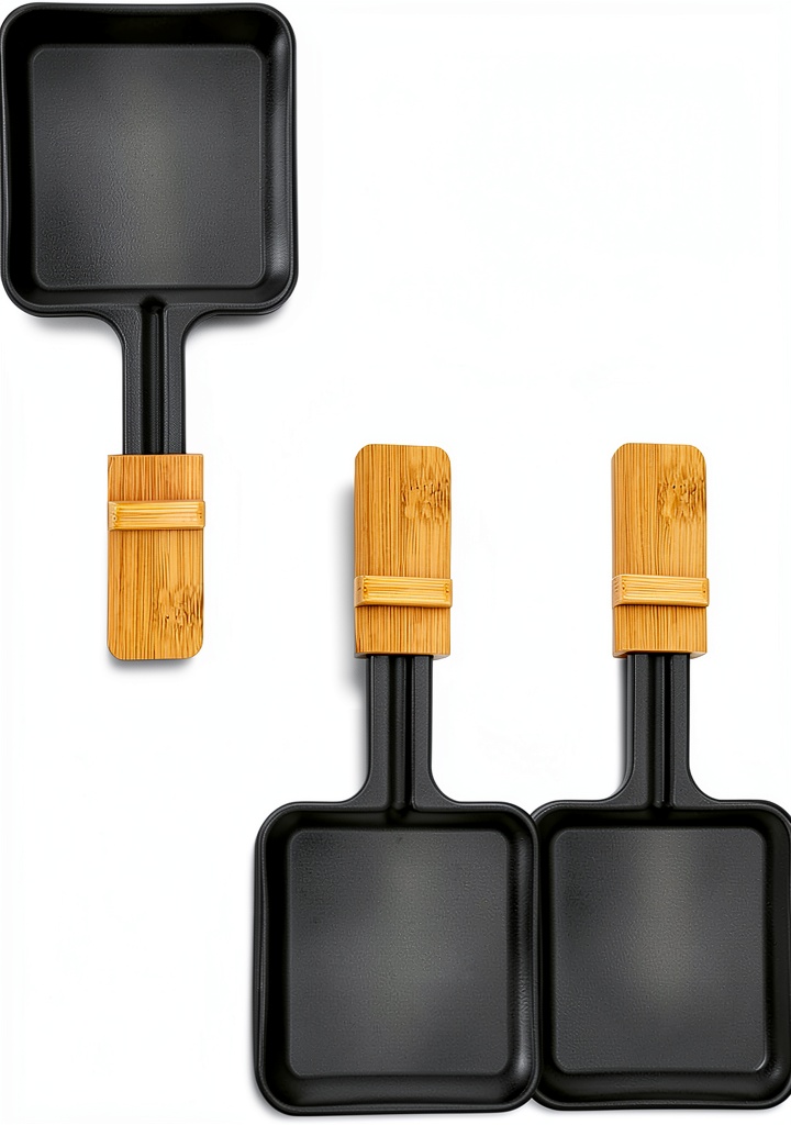 Rasolme Bamboo Raclette Grill in use