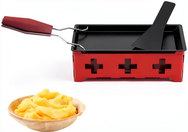 Portable Raclette Grill Yosoo Carbon Steel Red-7