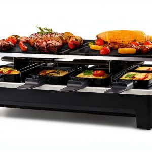 Techwood Stainless Steel Raclette Grill 1500W Modern Design-0