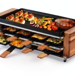 Raclette Grill COKLAI Wooden 3‑Tier Electric-0
