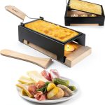CucinaPro Raclette Grill 440 Black Stainless 1000W Non-Stick Melter-0
