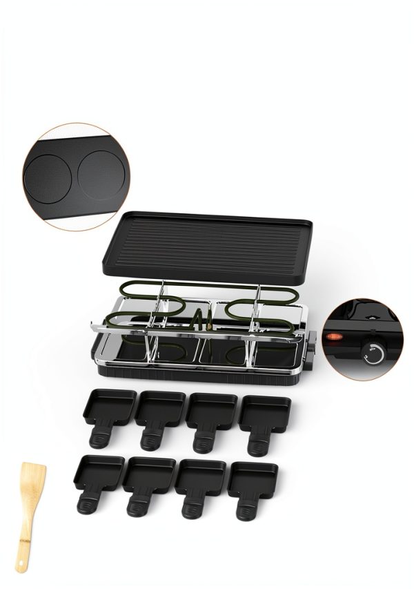 Raclette Grill HBN Aluminum Steel 8‑Person-6