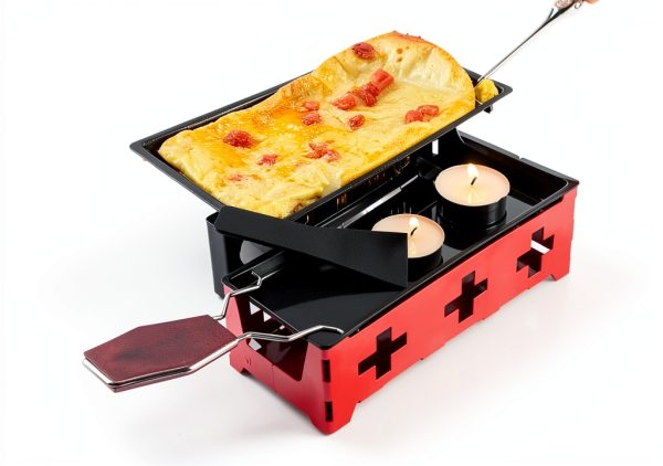 Portable Raclette Grill Yosoo Carbon Steel Red-5