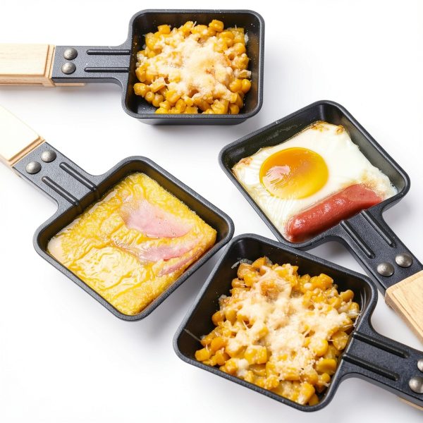 Raclette Grill Stainless Steel 19x8x5in Kitchen-4