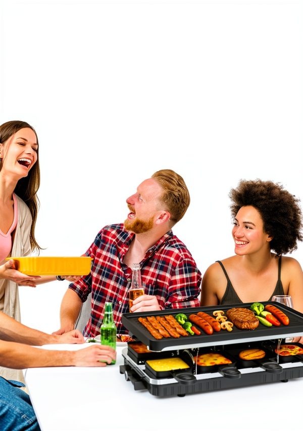 Raclette Grill HBN Aluminum Steel 8‑Person-1
