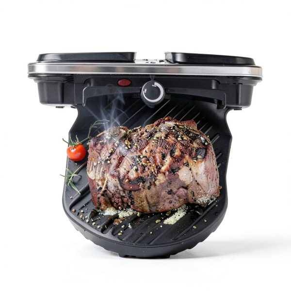 Electric Raclette Grill gzchaox Stainless Double-2