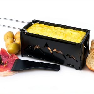 Swissmar Raclette Grill Black Non‑Stick 1200W Candle Powered KF-00536-0