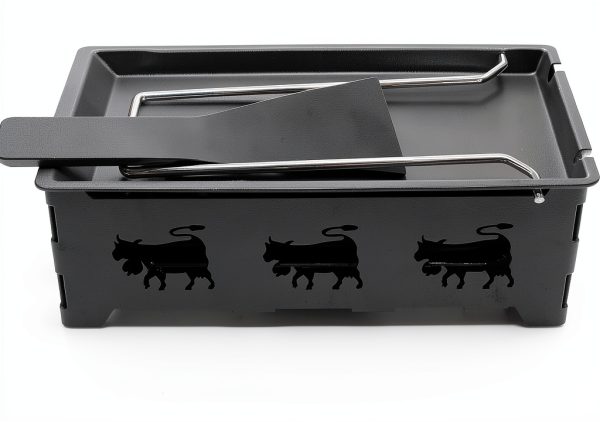 Together-life Raclette Grill Non‑Stick Carbon Steel Portable Black-1