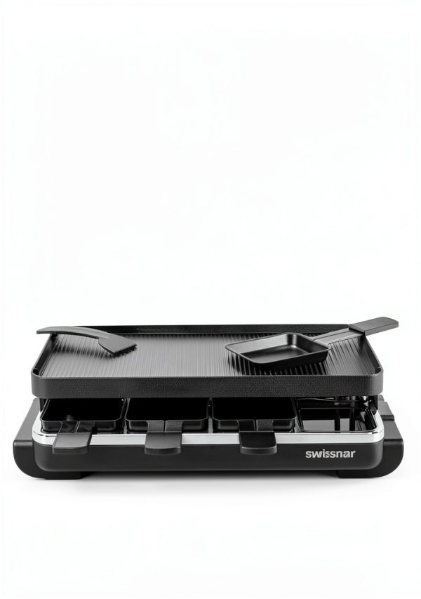 Swissmar Raclette Grill Classic Reversible Cast Iron Plate Red 16.5"-2
