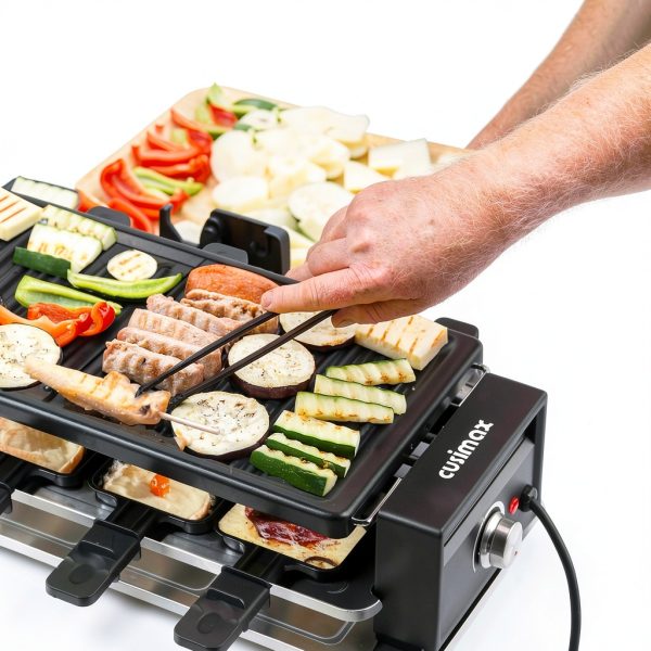CUSIMAX Raclette Grill RG-608A Stainless Steel 15.2x7.6in Party-5