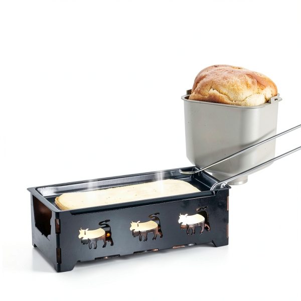 Together-life Raclette Grill Non‑Stick Carbon Steel Portable Black-5