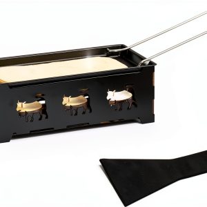Together-life Raclette Grill Non‑Stick Carbon Steel Portable Black-0