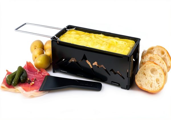 Swissmar Raclette Grill Black Non‑Stick 1200W Candle Powered KF-00536-2