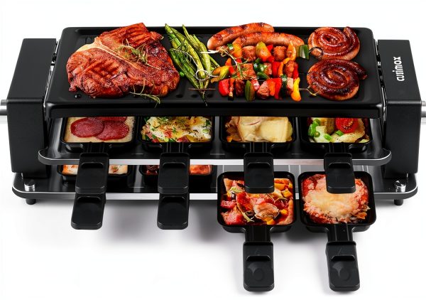 CUSIMAX Raclette Grill RG-608A Stainless Steel 15.2x7.6in Party-0