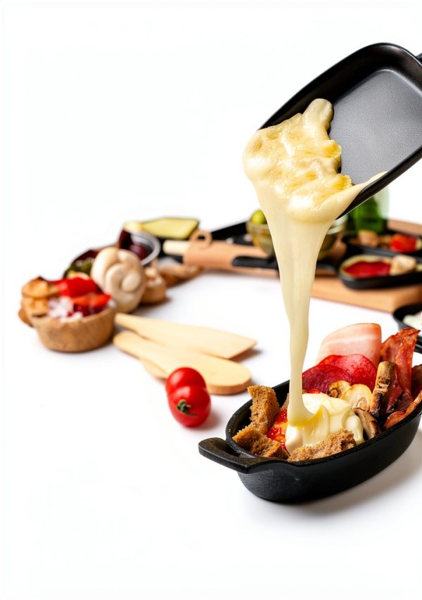 Swissmar Classic Raclette Grill Reversible Cast Iron Red-3