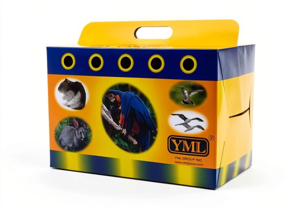 YML Cardboard Carrier for Small Animals or Birds, Large, Lot of 100-2