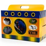 YML Cardboard Carrier for Small Animals or Birds, Large, Lot of 100-0