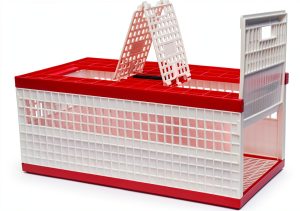 Racing Pigeon Carrier Box LIAPDG 60x31x23cm Cage with Dual Doors-0