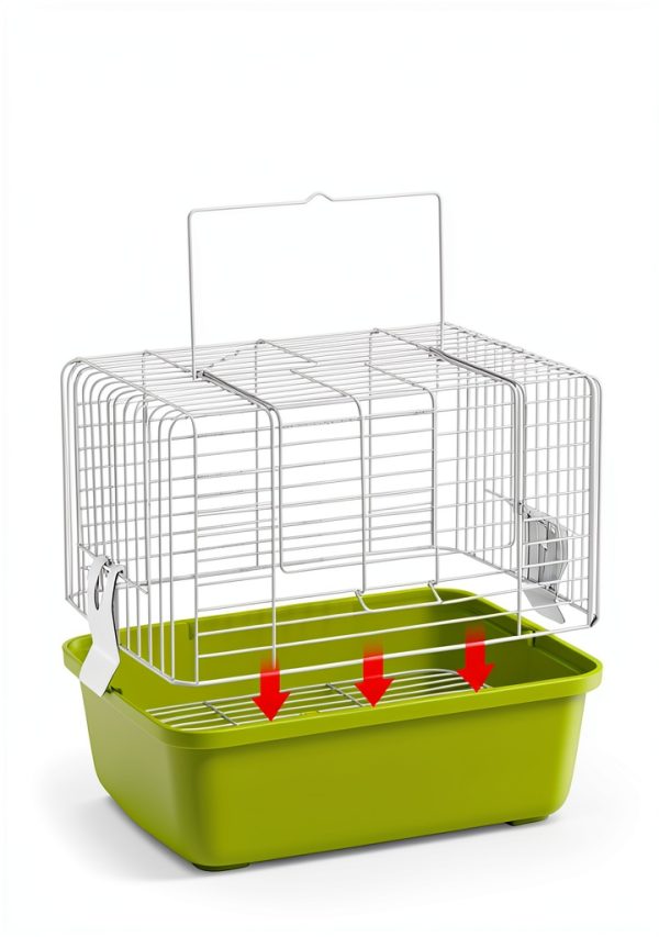 Portable Bird Travel Carrier by Misyue – 360° View, Large Size-3